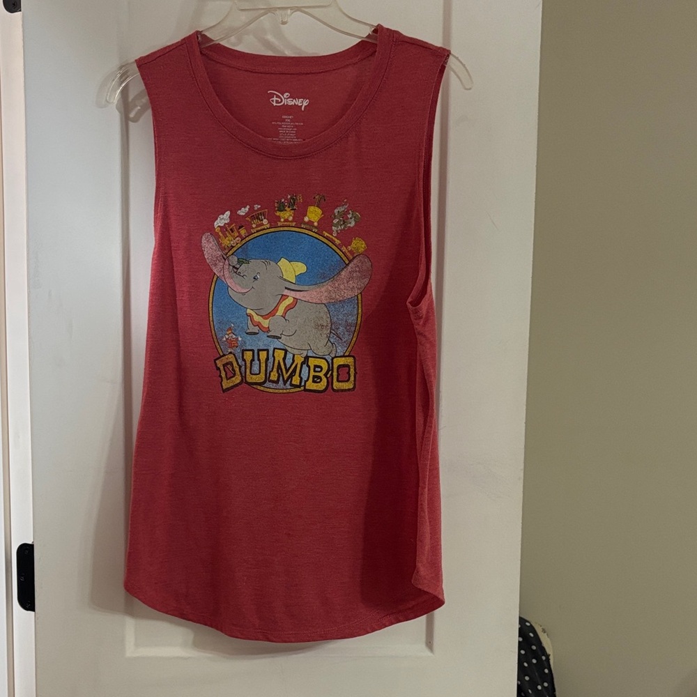 Disney Red Dumbo Sleeveless Top